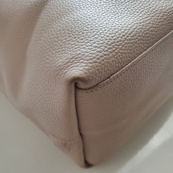 Kate Spade On Purpose Tote Tassel Pebbled Leather Beige Colorful Bag Purse Large - Picture 11 of 16